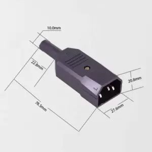 AC Power Plug 250V Male for Cable CP-22S - Image 6