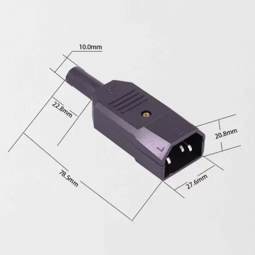 AC Power Plug 250V Male for Cable CP-22S - Image 6