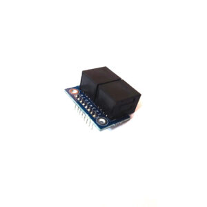 Dual RJ45 Ethernet Connector Breakout Board with Pin Header - Image 2