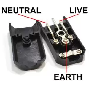 AC Power Plug 250V Male for Cable CP-22S - Image 5