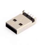 USB Connector on PCB “A” Type Male - SMD