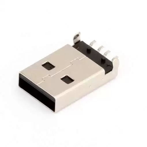 USB Connector on PCB “A” Type Male - SMD
