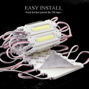 12V LED Module 6 COB SMD LEDs String Light with Lens White IP65 - Image 3
