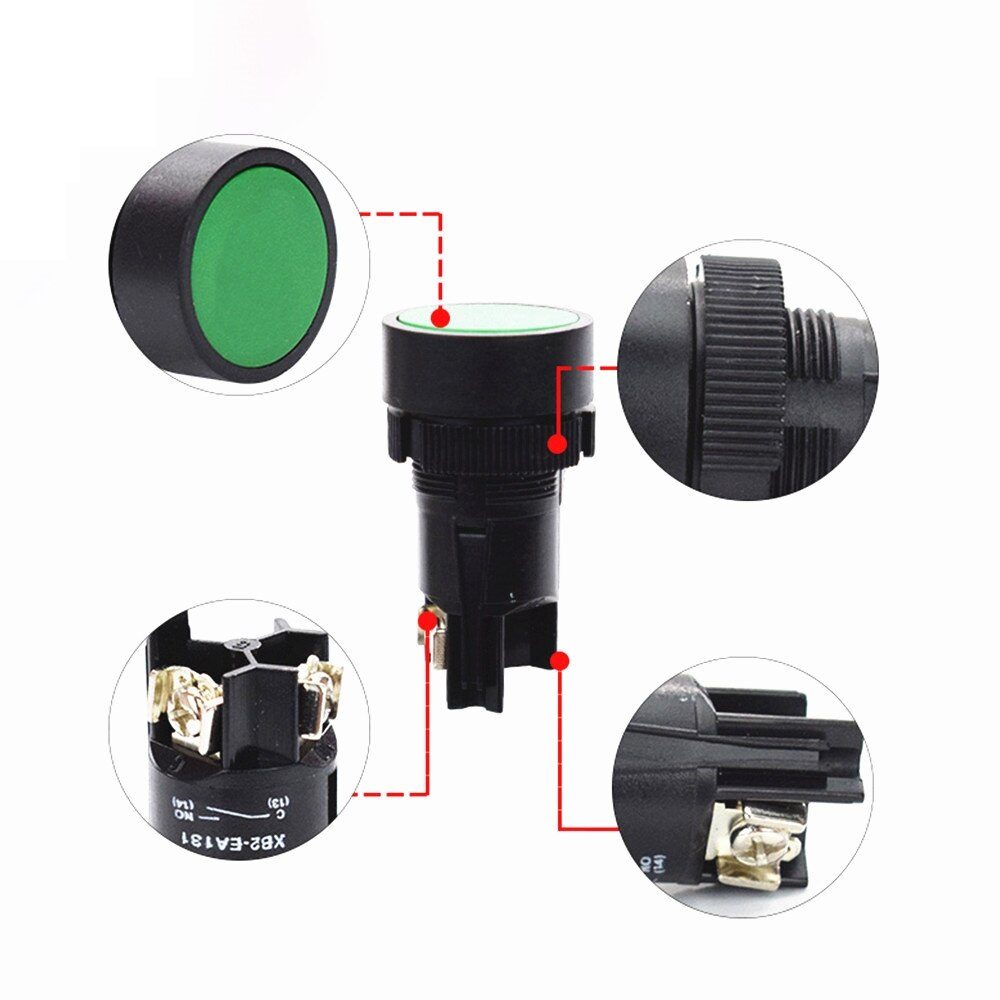Self LOCK Push Button Switch 22mm - Image 2