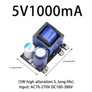 AC/DC Step Down Transformer Power Supply Module 5V 1000mA 5W - Image 3