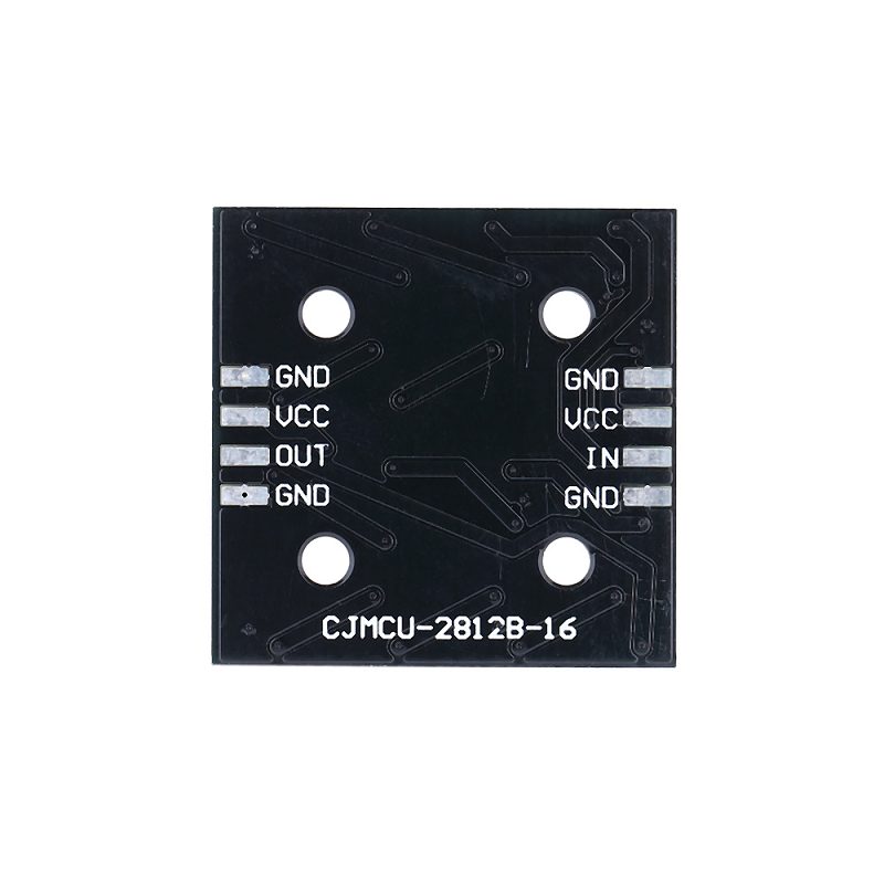 Rgb Driver Module WS2812 5050 RGB LED Driver Module Square Board 16 LED | Makers Electronics