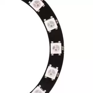 WS2812 5050 RGB LED Driver Module Round Board 16 LED - Image 2