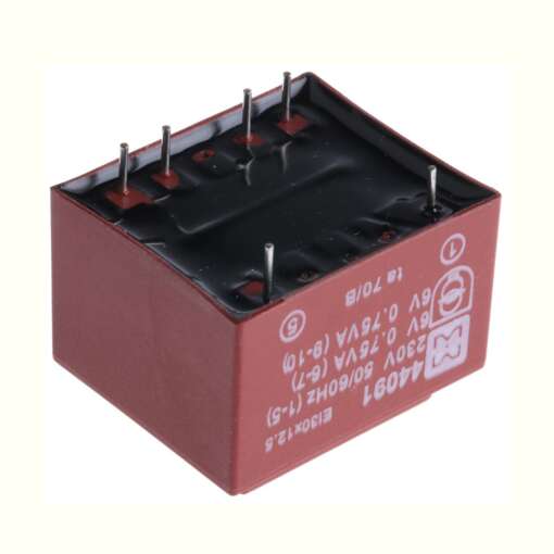 Power Transformer 230Vrms 0.75VA 6 Pin TH - Image 2