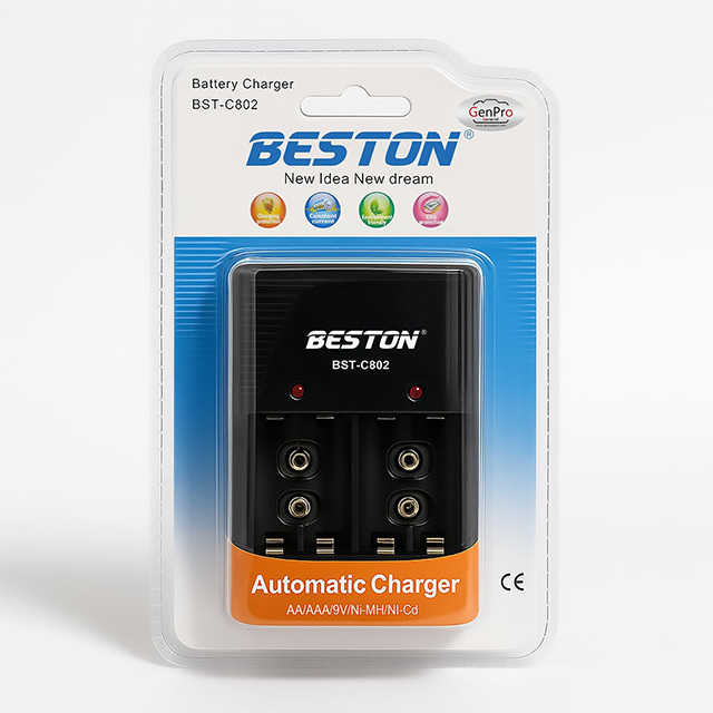 BESTON BST-C802 Battery Charger for AA / AAA / 9V NI-MH / NI-CD Battery - Image 6