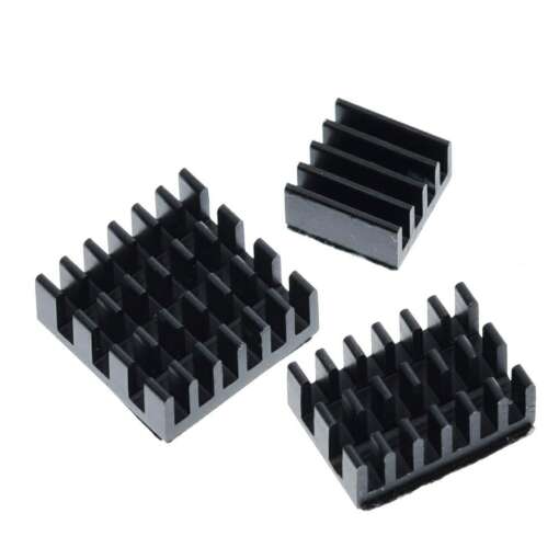 Raspberry Pi 4 Aluminum Heatsink Kit 3PCS Black