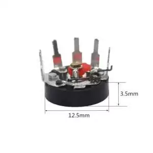 Potentiometer Amplifier Bent Pin With Switch RV12MM B50K - Image 4