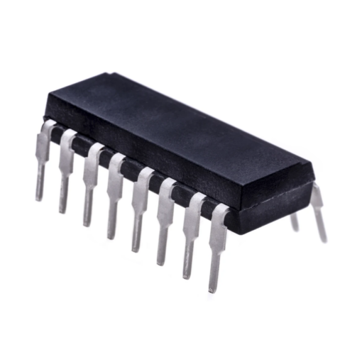 TLP521-4 NPN Phototransistor Output Quad Optocoupler, Through Hole, 16-Pin DIP