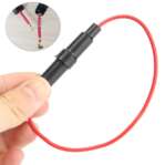 Fuse Holder Inline Round Glass T5x20mm
