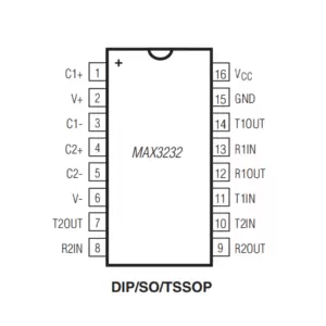MAX3232 PDIP-16 Buffers / Drivers - Image 2