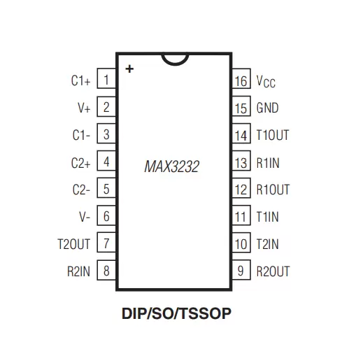 MAX3232 PDIP-16 Buffers / Drivers - Image 2