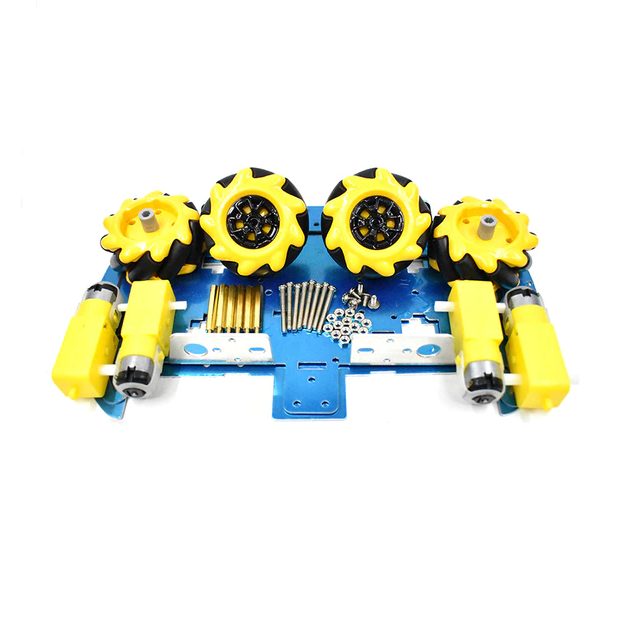 Metal Platform with 4 DC Geared Motor & 4 Omni Wheel - Image 6