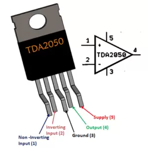 TDA2050 TO-220B-5 Audio Power OpAmp - Image 2