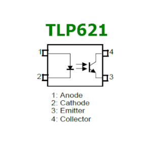 TLP621-1 DIP-4 Optocoupler - Image 2
