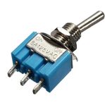 Toggle Switch ON-OFF-ON 6A 125VAC 3 Pin