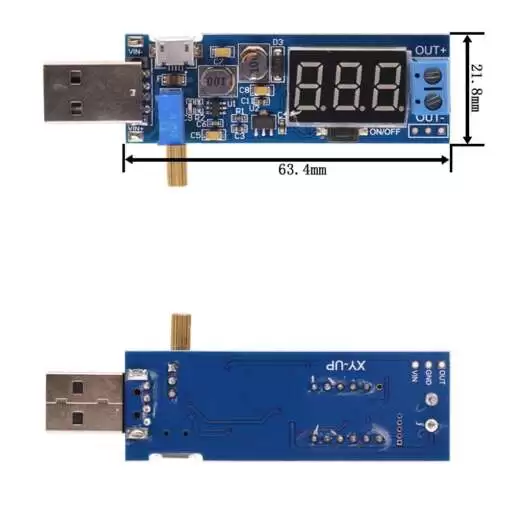 DC-DC USB Step Up & Step Down Adjustable Converter Module - Image 5