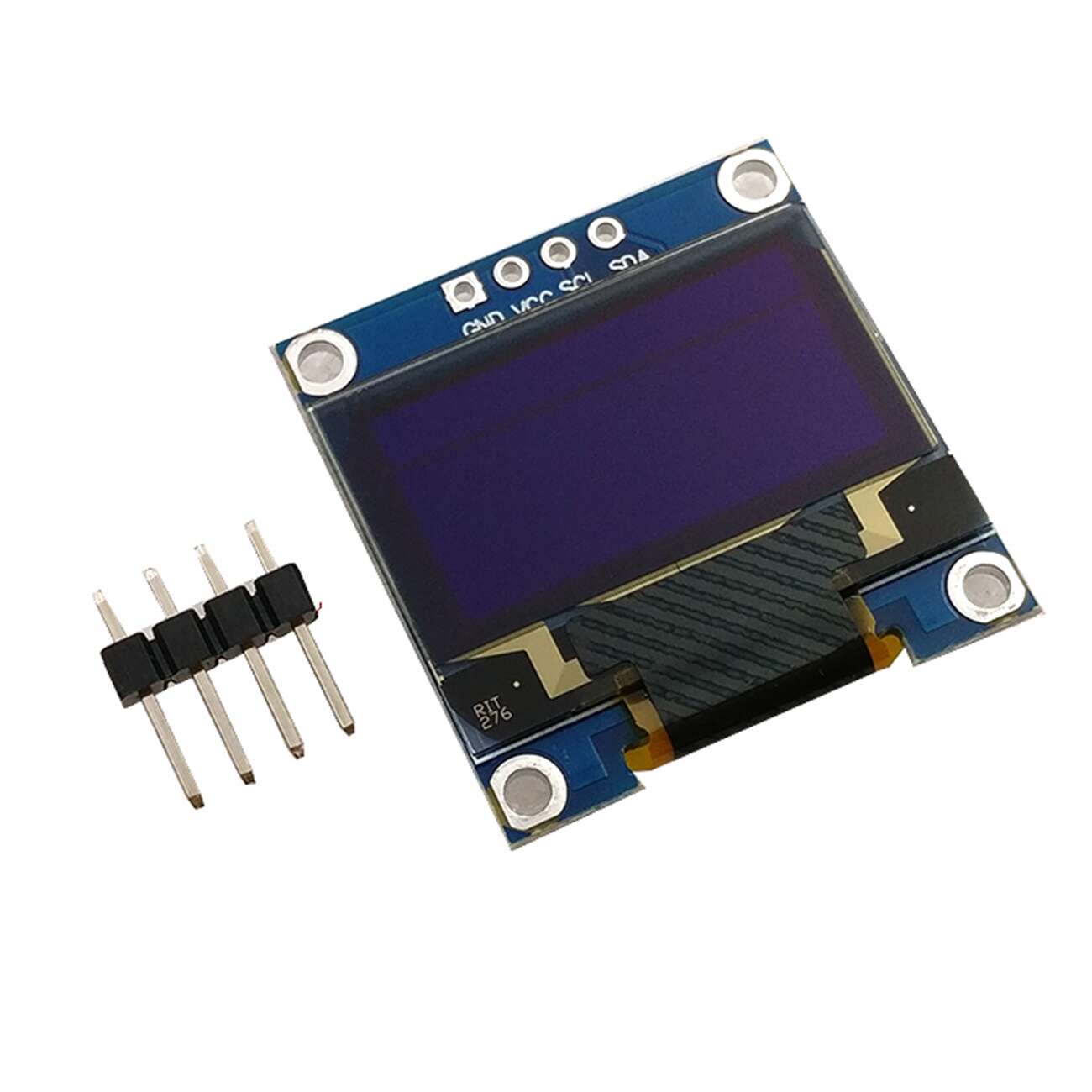 OLED Display I2C 4 Pin 0.96″ – Unsoldered