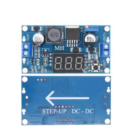 DC-DC Step-up Power Converter Module XL6009 4A with Display - Image 4