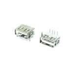 USB Connector PCB Type A Female Short Body Insert - Through Hole Angle 4pin