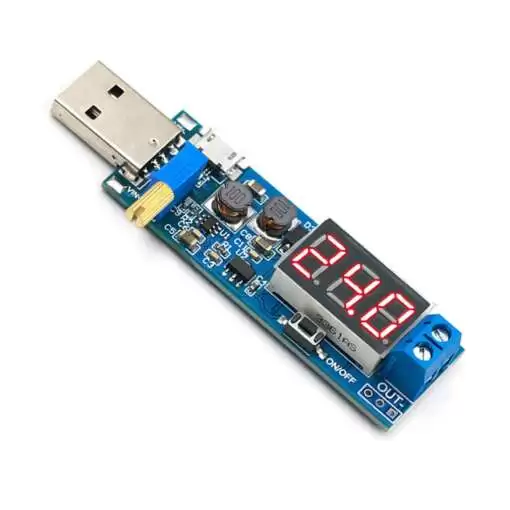 DC-DC USB Step Up & Step Down Adjustable Converter Module