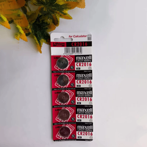 Maxell CR2016 3V Lithium Button Cell Batteries – 1 To 10 Pieces, Made In Japan, Exp 2029, For Low Drain Devices