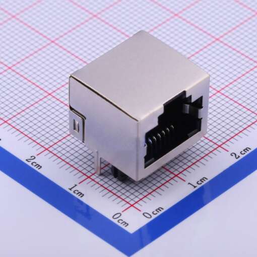 RJ45 Female Socket for PCB 8 Pin