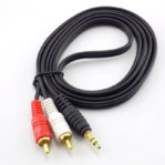AUX Jack 3.5mm to 2 RCA Audio Cable Speaker to Phone 1.2 meter