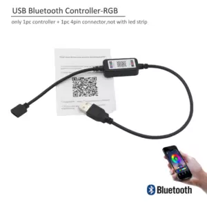 RGB LED Mobile Phone Bluetooth Controller 5-24V