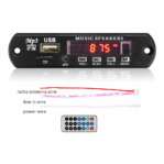 MP3 Decoding Board with inbuilt SD Card Slot / USB / FM / AUX / and Remote Control