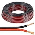 Red Black Audio Speaker Cable 2X1mm² 1meter