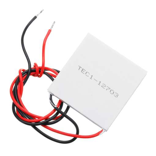 30x30mm Thermoelectric Peltier Cooler – 12V 3A TES1-12703 With Heatsink – Cooling Plate Module