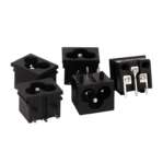 Panel Mount Plug Adapter AC 250V 2.5A IEC C6