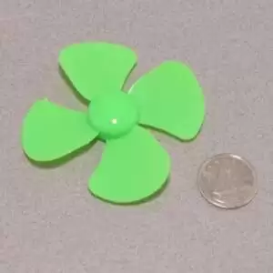 Plastic Propeller 4 Blades 56mm - Image 3