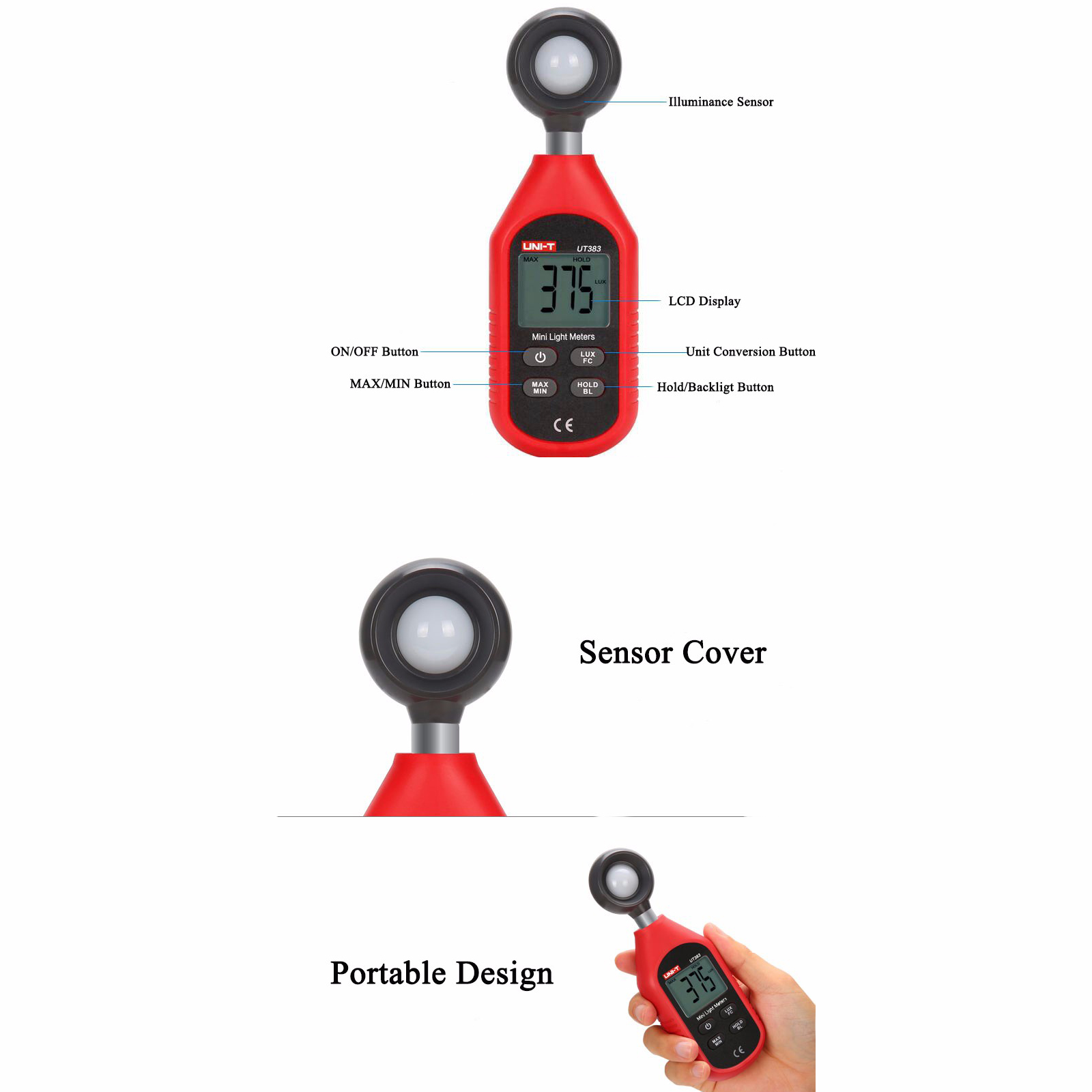 UNI-T UT383 Mini Light Meter - Image 7