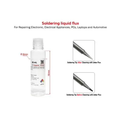 Soldering Liquid Flux Pro for Copper Alloys 30mL - Image 2