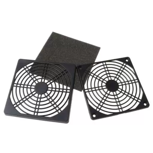 Plastic Fan Guard with Filter for 14x14cm Fan - Image 6