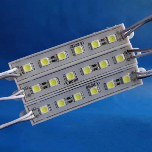 LED Module with 6LED 5050 12V Waterproof (White) - Image 3