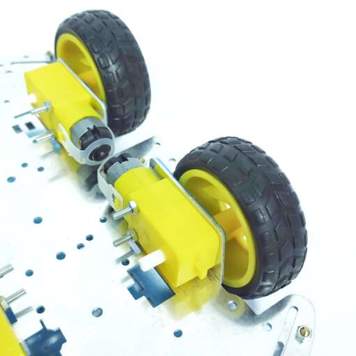 Metal Platform with 4 DC Geared Motor & 4 Plastic Wheel - Image 3