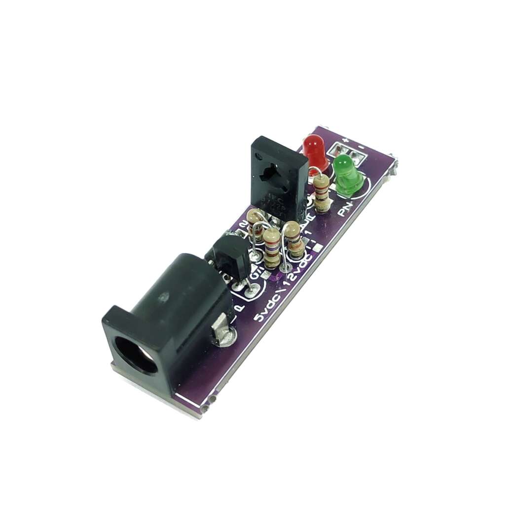 DC Input Module 5V/12V with DC Jack and Short Circuit Indication ...