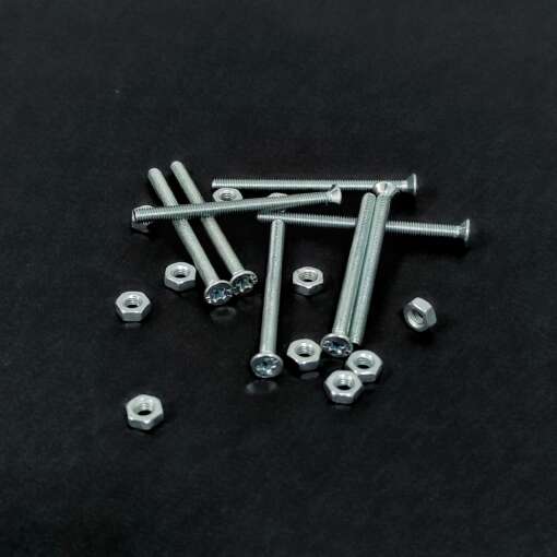 Screw M3mm*4cm + Nuts (10Pcs)