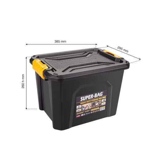 Heavy Duty Storage Box 18L ASR-4034 - Image 2