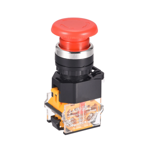 Red Mushroom Emergency Push Switch LA38