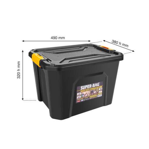 Heavy Duty Storage Box 40L ASR-4037 - Image 2