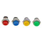 Metal Momentary Push Button 2 pin 16mm