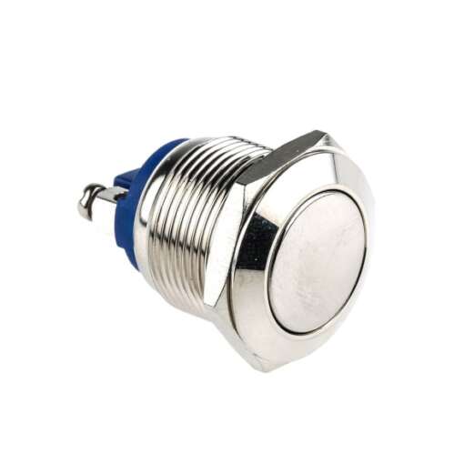 Metal Momentary Push Switch On/Off Waterproof 19mm