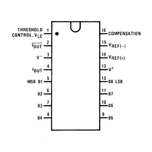 DAC0800 Digital To Analog Converters TH IC - Image 2